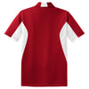 Sport-Tek Men's True Red/White Side Blocked Micropique Sport-Wick Polo