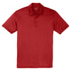 Sport-Tek Men's Scarlet Heather Contender Polo