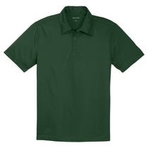 Sport-Tek Men's Forest Green PosiCharge Active Textured Polo
