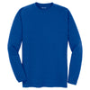 Sport-Tek Men's True Royal Long Sleeve Ultimate Performance Crew