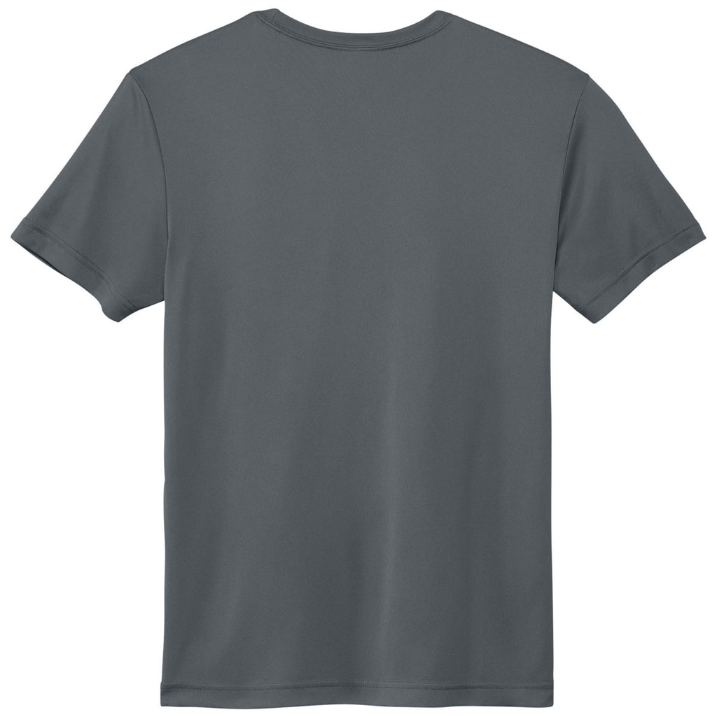 Sport-Tek Men's Iron Grey PosiCharge Re-Compete Tee