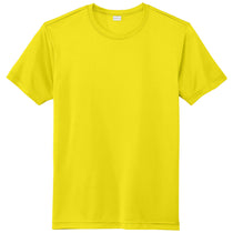 Sport-Tek Men's Neon Yellow PosiCharge Re-Compete Tee