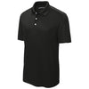 Sport-Tek Men's Black UV Micropique Polo