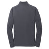 Sport-Tek Men's Iron Grey Textured 1/4-Zip Pullover