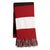 Sport-Tek Spectator True Red/White/Black Scarf