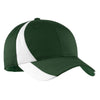 Sport-Tek Forest Green/White Dry Zone Nylon Colorblock Cap