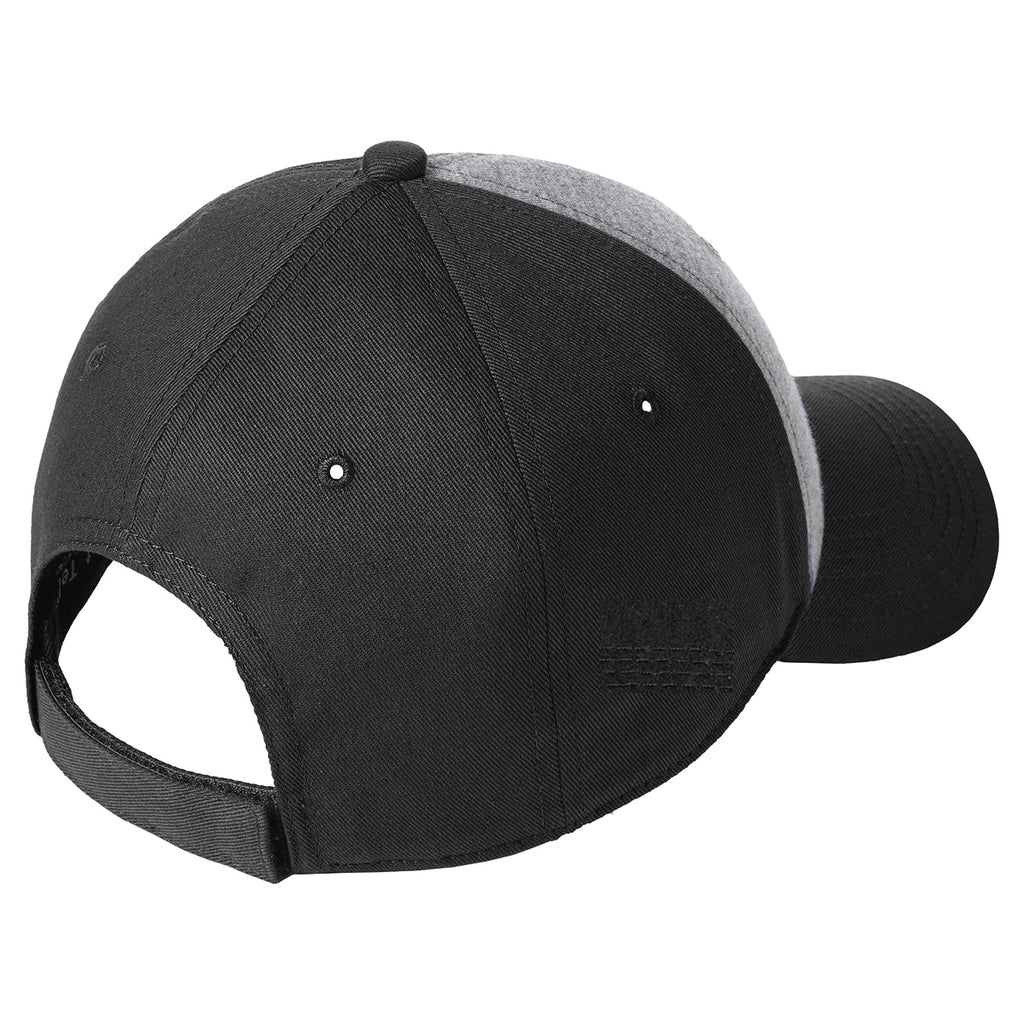 Sport-Tek Vintage Heather/Black Jersey Front Cap