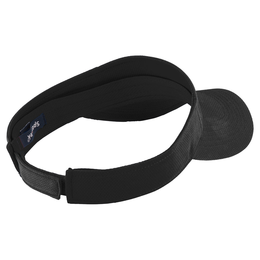 Sport-Tek Black PosiCharge RacerMesh Visor