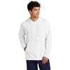 Sport-Tek Men's White Drive Fleece Pullover Hoodie