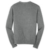 Port Authority Men's Medium Heather Grey V-Neck Sweater