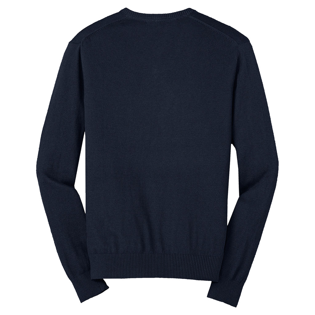 Port Authority Men's Navy V-Neck Sweater