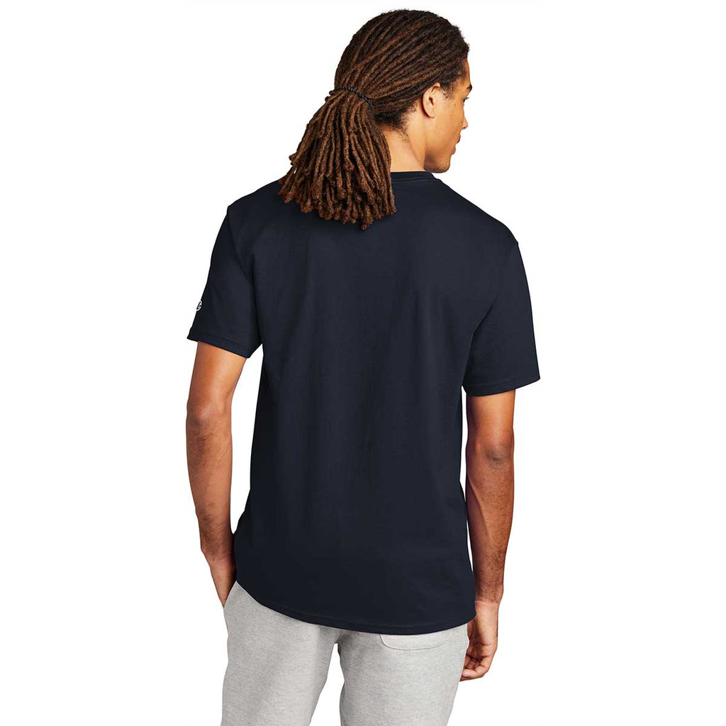 Champion Men's Navy Heritage 6-oz Jersey Tee