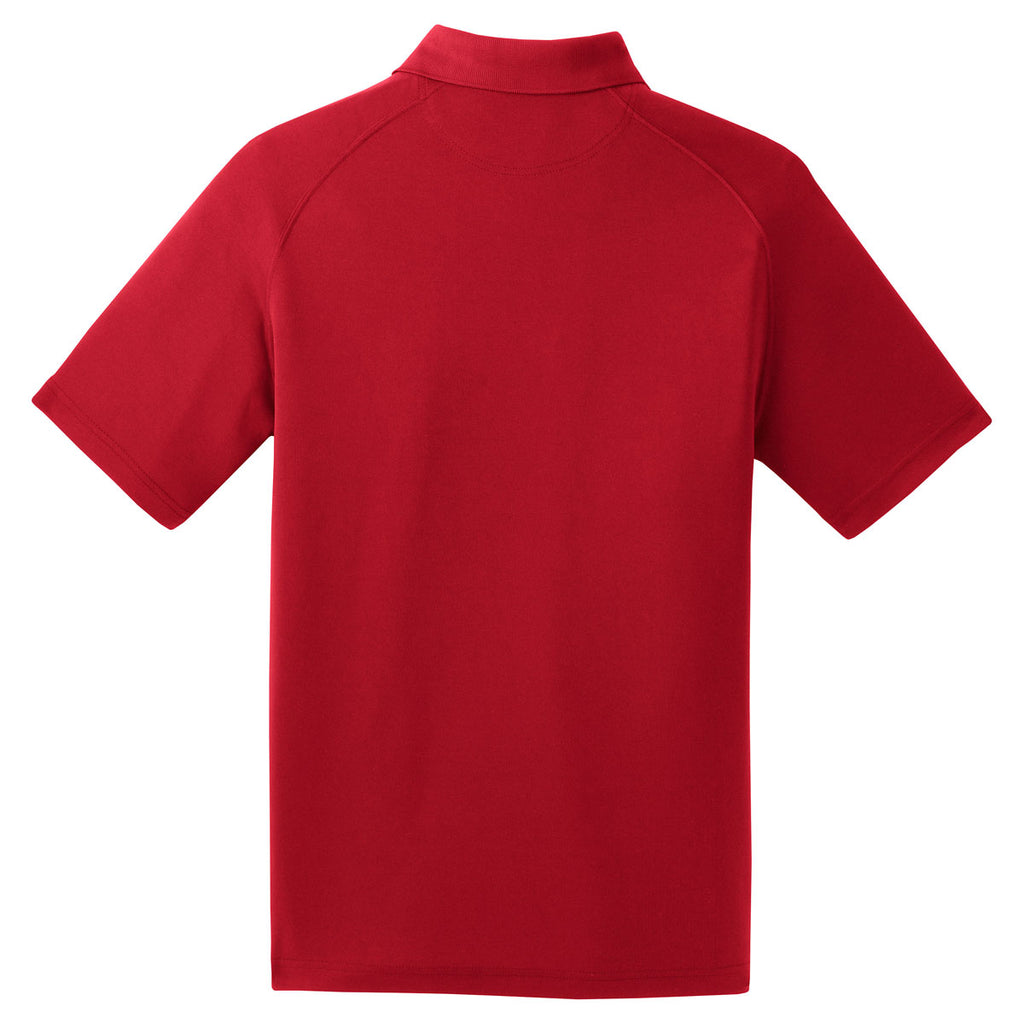 Sport-Tek Men's True Red Dry Zone Raglan Polo