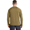 Timberland Men's Burnt Olive Wicking Good Sport Long-Sleeve T-Shirt