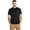 Timberland Men's Black Core Lights Graphic Short Sleeve T-Shirt