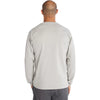 Timberland Men's Greige Core Logo Long-Sleeve T-Shirt