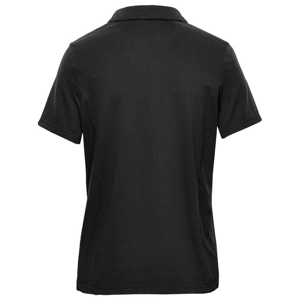 Stormtech Women's Black Camino Performance Short Sleeve Polo