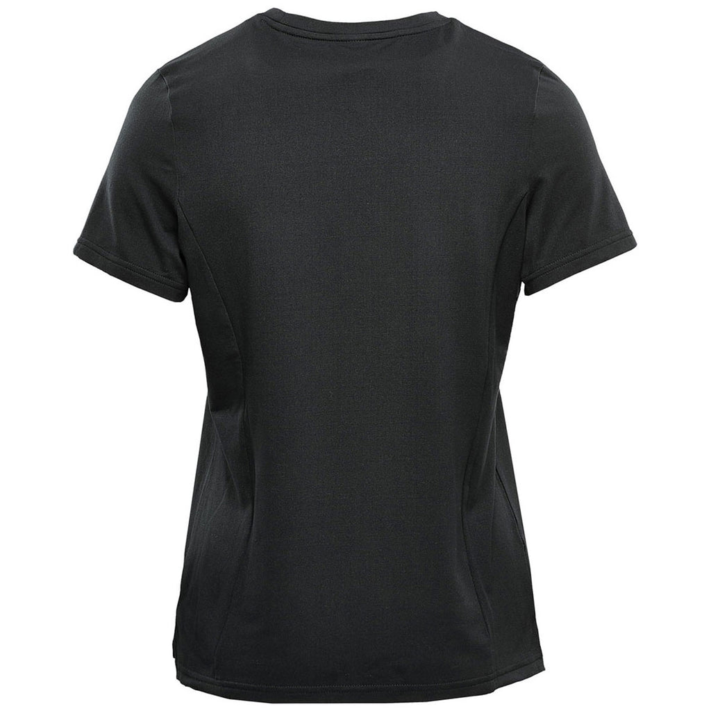 Stormtech Women's Black Tundra Performance Short Sleeve Tee