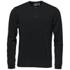 Stormtech Men's Black Torcello Long Sleeve Henley