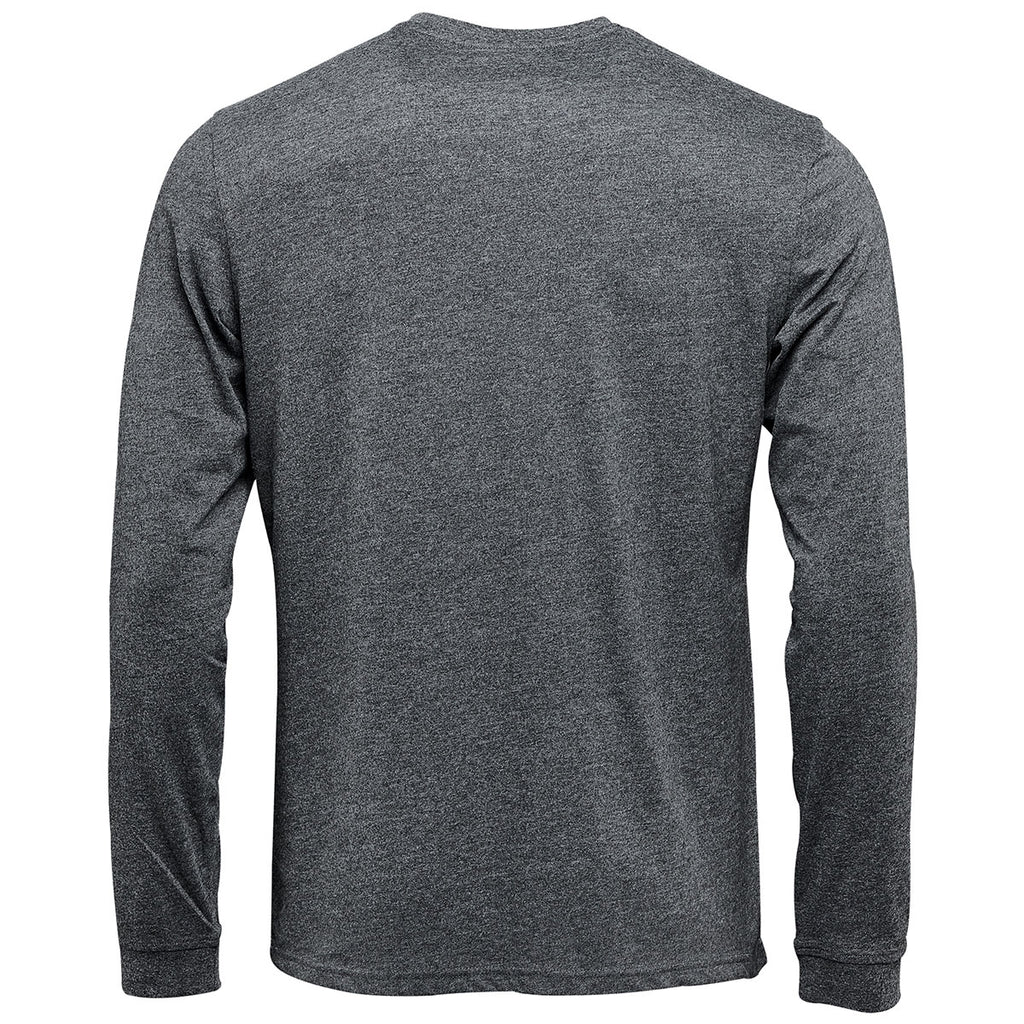 Stormtech Men's Graphite Heather Torcello Long Sleeve Henley