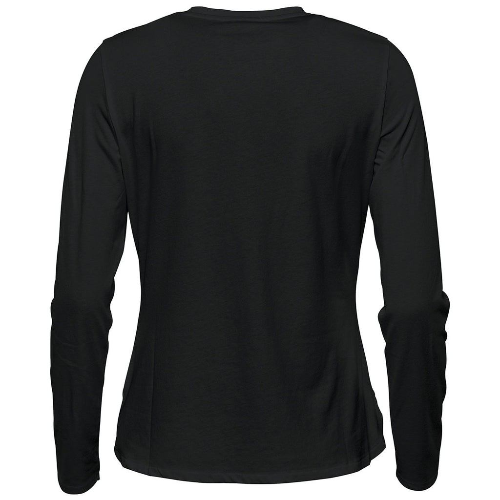 Stormtech Women's Black Torcello Long Sleeve Henley