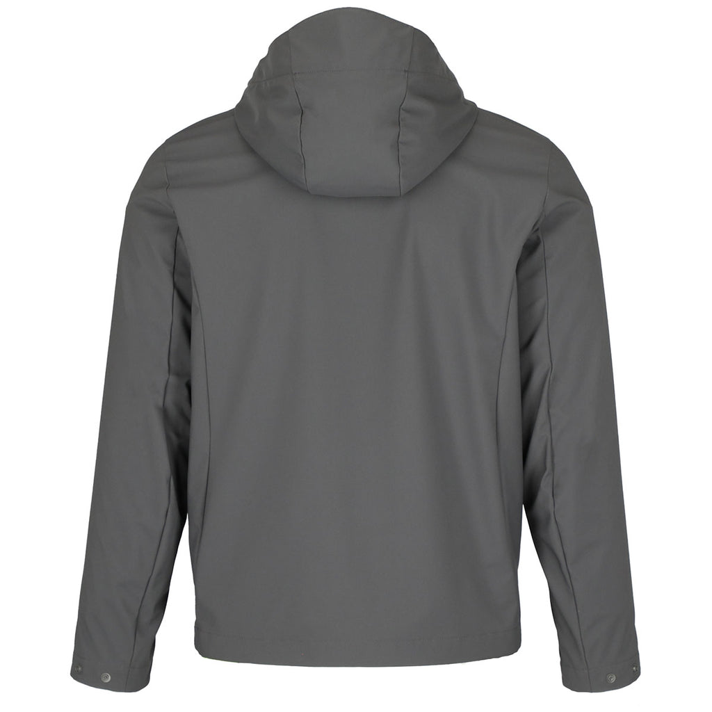 Trimark Men's Grey Storm Manzano Eco Softshell Jacket