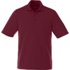 Elevate Men's Maroon Dade Short Sleeve Polo