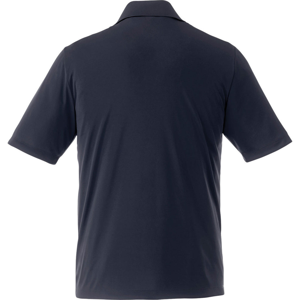 Elevate Men's Navy Dade Short Sleeve Polo