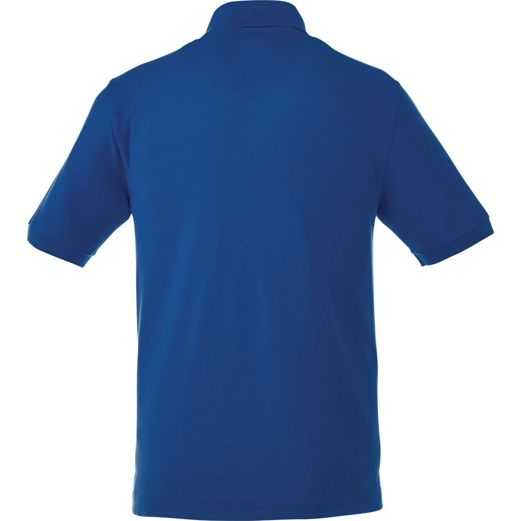 Elevate Men's New Royal Belmont Short Sleeve Polo