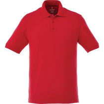 Elevate Men's Team Red Belmont Short Sleeve Polo