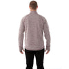 Elevate Men's Maroon Heather Crane Knit Half Zip