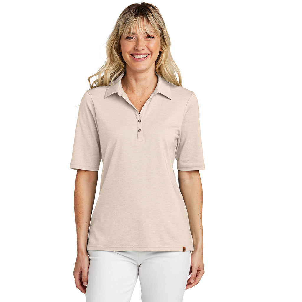 TravisMathew Women's Natural Heather Sunsetters Polo