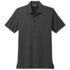 TravisMathew Men's Black Heather Sunnyvale Polo