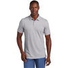 TravisMathew Men's Light Grey Heather Sunnyvale Polo