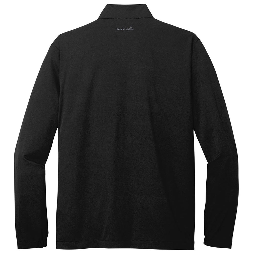 TravisMathew Men's Black Surfside Full-Zip Jacket