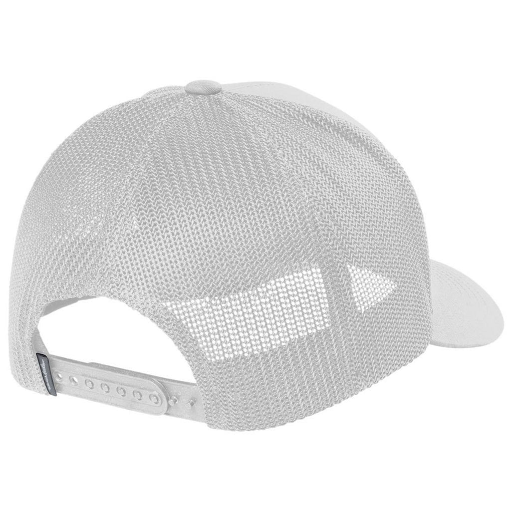 TravisMathew Men's White Cruz Trucker Cap