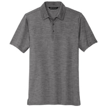 TravisMathew Men's Dark Grey Auckland Slub Polo