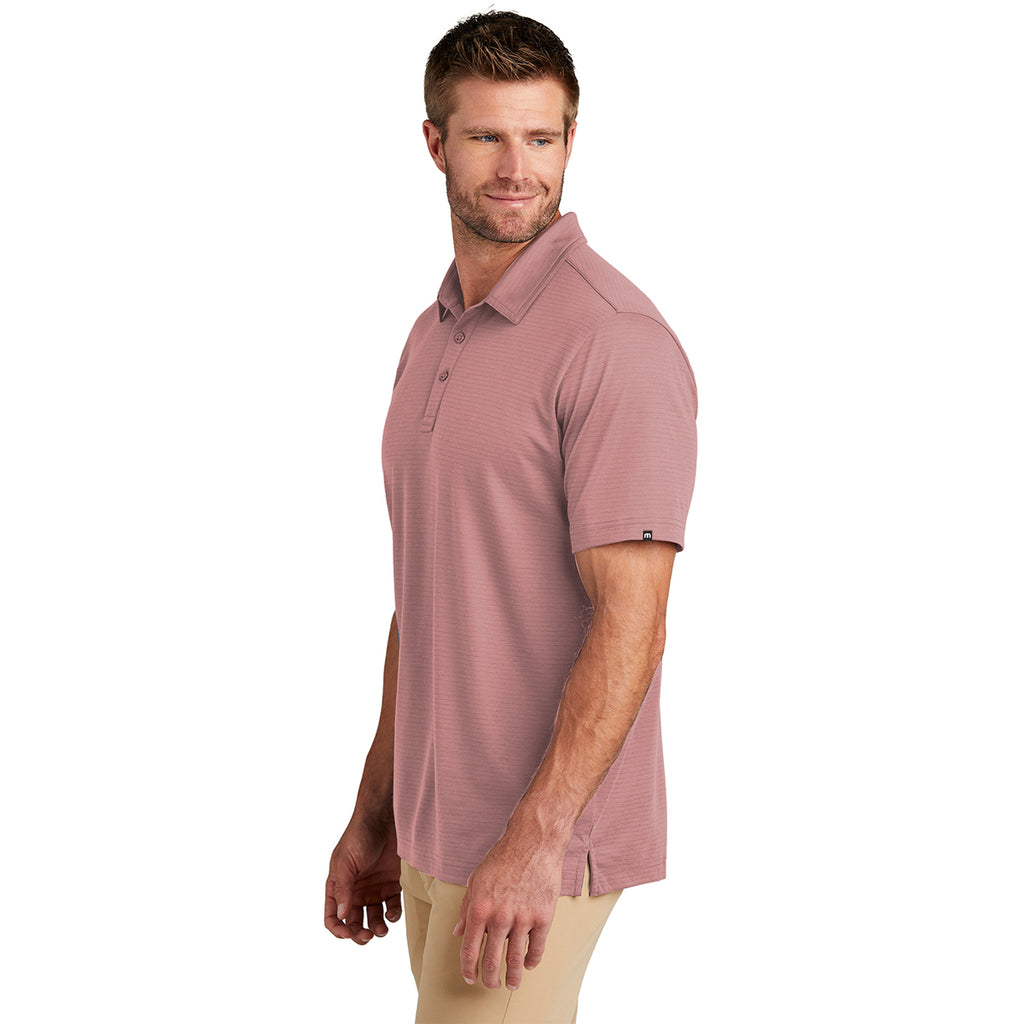 TravisMathew Men's Roan Rouge Bayfront Solid Polo