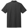 TravisMathew Men's Black Heather Oceanside Heather Pocket Polo