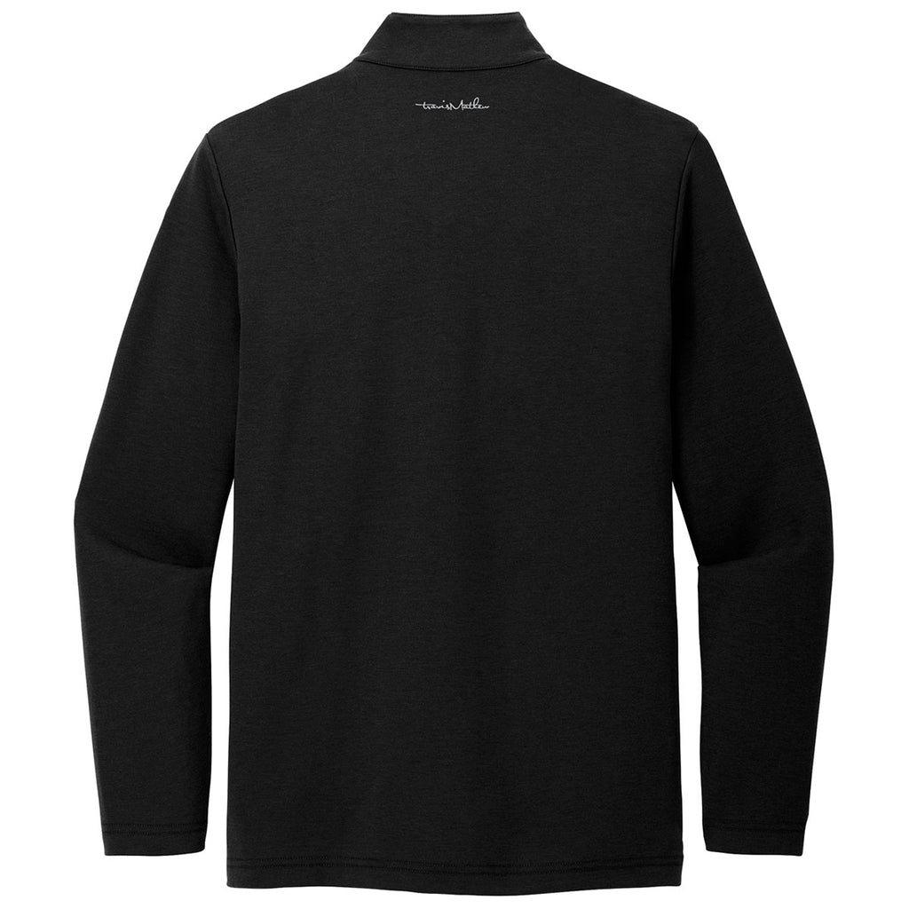 TravisMathew Men's Black Coveside 1/4 Zip