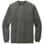 TravisMathew Men's Dark Grey Heather Long Weekend Crew