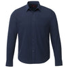 UNTUCKit Men's Navy Castello Wrinkle-Free Long Sleeve Slim-Fit Shirt