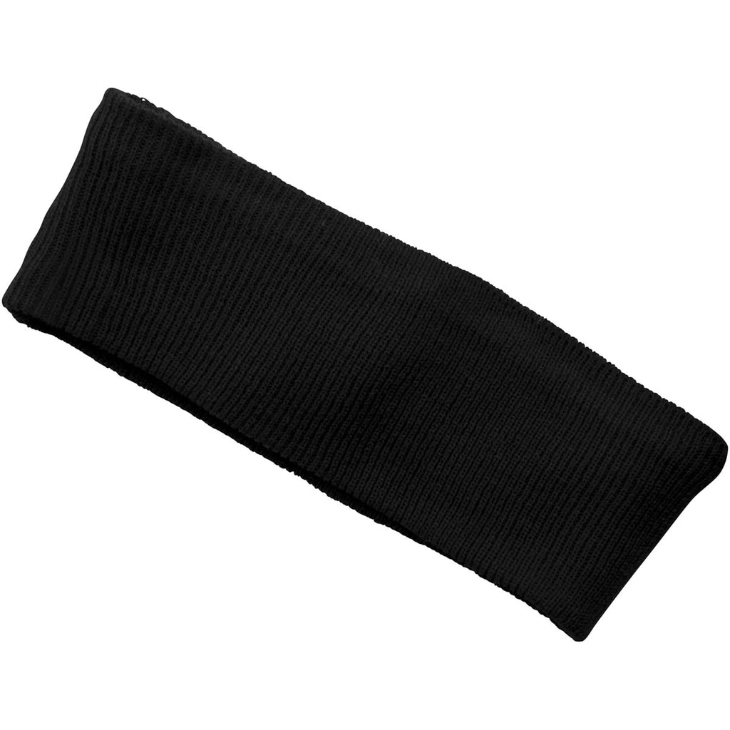 Elevate Black Succinct Knit Headband