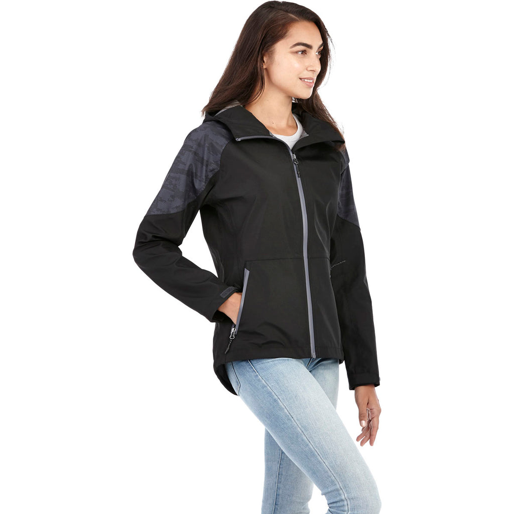 Elevate Women's Black Index Softshell Jacket