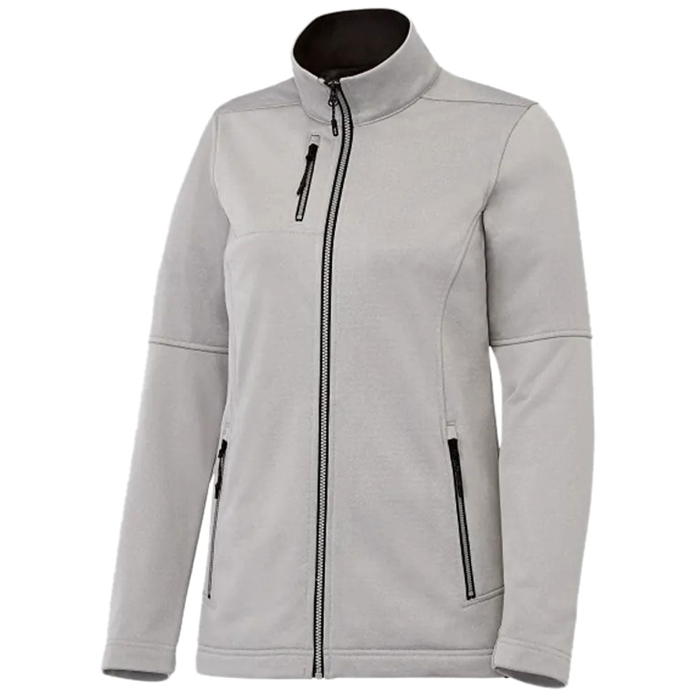 Elevate Women's Silver Heather Joris Eco Softshell Jacket