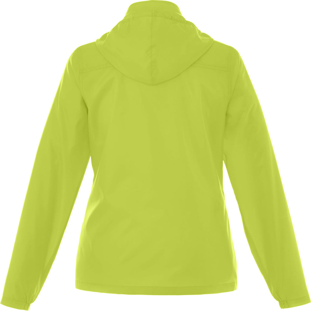 Elevate Women's Hi-Liter Green Darien Packable Jacket