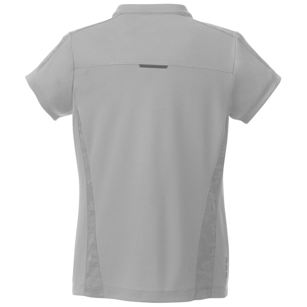 Elevate Women's Silver Piedmont Short Sleeve Polo