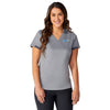 Elevate Women's Quarry/Grey Storm Cerrado Short Sleeve Polo