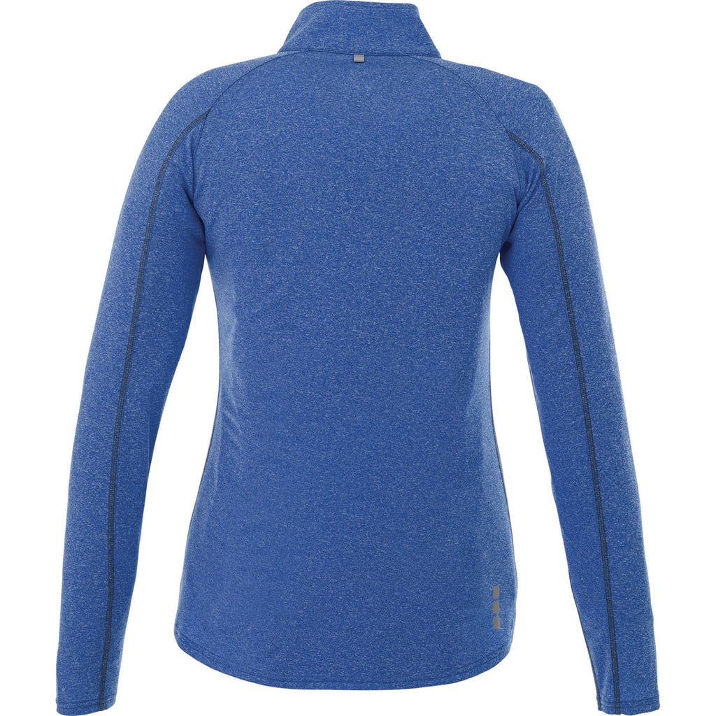 Elevate Women's New Royal Blue Taza Knit Quarter Zip