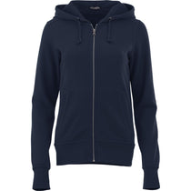Elevate Women's Vintage Navy Cypress Fleece Zip Hoody